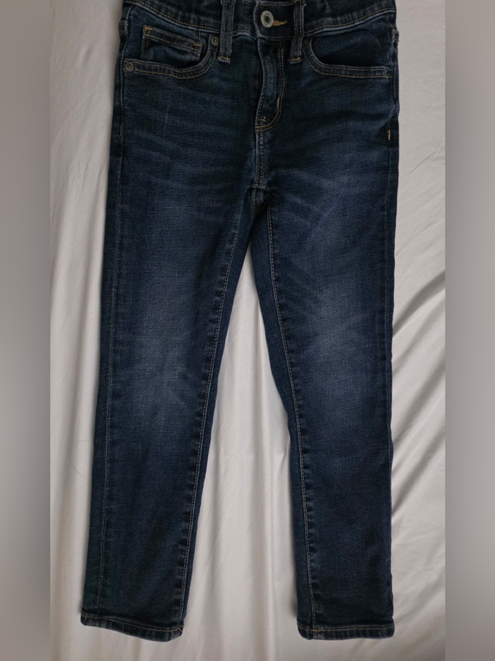 boys dark denim slim fit jeans size 6